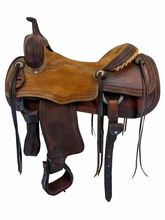 17 Inch Used Martin Saddlery Cutting Saddle Wide Tree