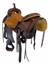 17 Inch Used Martin Saddlery Cutting Saddle Wide Tree