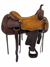 17 Inch Used Martin Saddlery Cutting Saddle Wide Tree