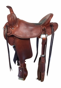 17 Inch Used McLite McCall All Around Trail Saddle