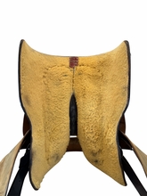 17 Inch Used Miguel Aguilar Training Saddle Wide Tree