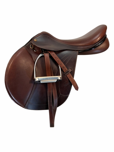 SOLD 2025/09/23ct 17 Inch Used Pessoa Tom Boy Jumping Saddle S7800