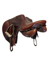 SOLD 2025/09/23ct 17 Inch Used Pessoa Tom Boy Jumping Saddle S7800