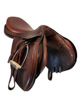 SOLD 2025/09/23ct 17 Inch Used Pessoa Tom Boy Jumping Saddle S7800