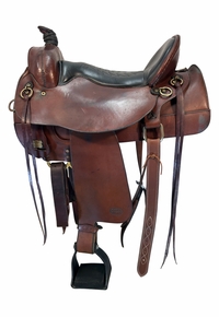17 Inch Used Reinsman Trail Saddle 4158