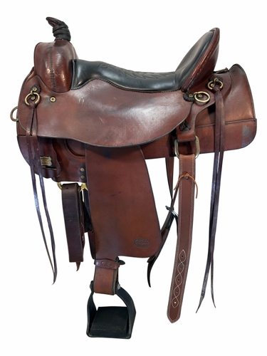 17 Inch Used Reinsman Trail Saddle 4158