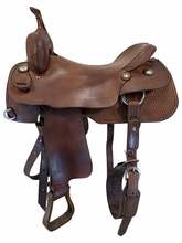 17 Inch Used Rods Troy Cox Maker Cutting Saddle Wide Tree