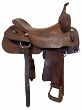 17 Inch Used Rods Troy Cox Maker Cutting Saddle Wide Tree