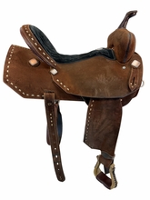 17 Inch Used Shiloh Saddlery Barrel Saddle Extra Wide Tree Jorden Peterson Contender