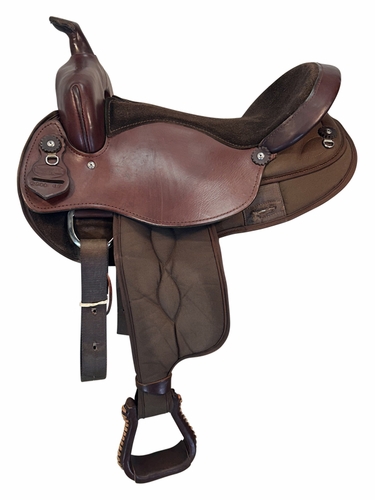17 Inch Used South Bend Pawnee Cordura Trail Saddle 2900