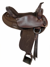 17 Inch Used South Bend Pawnee Cordura Trail Saddle X Wide Tree 2900