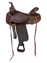 17 Inch Used South Bend Saddle Co. Cordura Lady Trail Saddle Wide Tree 2000