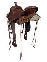 17 Inch Used South Bend Saddle Co. Cordura Lady Trail Saddle Wide Tree 2000