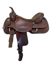 17 Inch Used South Bend Team Penning Saddle Medium Tree 918