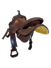 17 Inch Used South Bend Team Penning Saddle Medium Tree 918