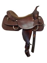 17 Inch Used South Bend Team Penning Saddle Medium Tree 918