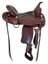 17 Inch Used South Bend Woodland Trail Saddle 5500