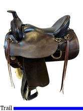 17 Inch Used Tex Tax Flex Trail Saddle *Free Shipping*