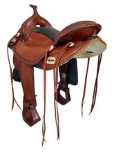 17 Inch Used TexTan Trail Saddle 292