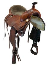 17 Inch Used TexTan Trail Saddle
