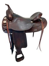 17 Inch Used TexTan Trail Saddle