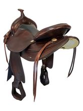 17 Inch Used TexTan Trail Saddle