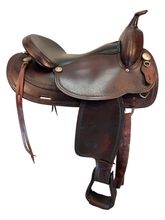 17 Inch Used TexTan Trail Saddle