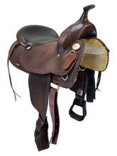 17 Inch Used TexTan Trail Saddle