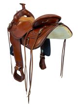 17 Inch Used TexTan Trail Saddle Wide Tree