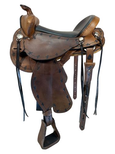 17 Inch Used Timberline Trail Saddle Wide Tree