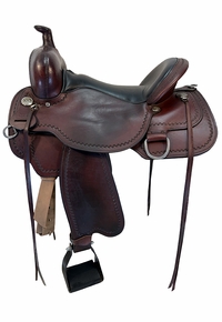 17 Inch Used TruFit by Circle Y Trail Saddle Medium Flex Tree 5380