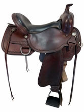 HOLD 2026/10/06e 17 Inch Used TruFit by Circle Y Trail Saddle Medium Flex Tree 5380