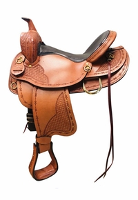 17in Big Horn Texas Best Hill Country Mule Trail III Saddle 938M SAVE $150 CLEARANCE
