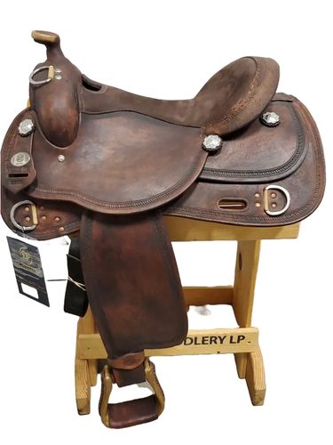 17inch DP Saddlery Trainer Roughout Saddle 2206-8592