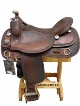 17inch DP Saddlery Trainer Roughout Saddle 2206-8593