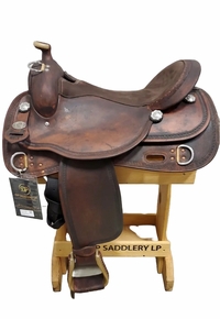 17inch DP Saddlery Trainer Roughout  Saddle 2206-8593