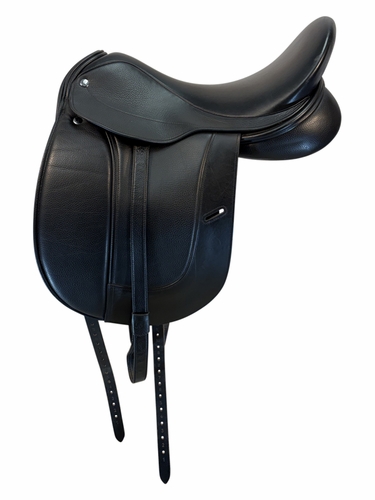 18.5Inch Used Equine Inspired Frank Baines Dressage Saddle Medium Tree Aires de Haute