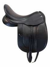 18.5Inch Used Equine Inspired Frank Baines Dressage Saddle Medium Tree Aires de Haute