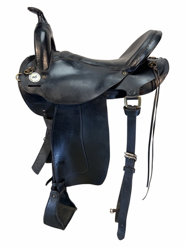 18.5Inch Used National Bridle Shop Trail Saddle 5367
