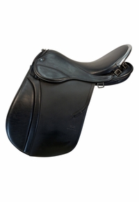18.5Inch Used Stubben Dressage Saddle Medium Tree Scout