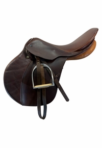 18.5Inch Used Stubben Sigfried All Purpose Saddle Wide Tree