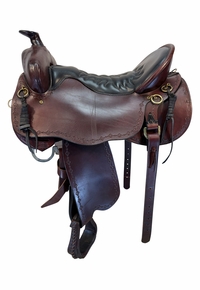 HOLD 2026/01/22j  18.5Inch Used Tucker Black Mountain Gaited Trail Saddle Medium Tree 261