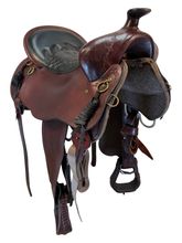 18.5Inch Used Tucker Black Mountain Gaited Trail Saddle Medium Tree 261