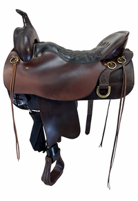 18.5Inch Used Tucker Cheyenne Trail Saddle Medium Tree 157