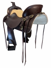18.5Inch Used Tucker Heritage Cheyanne Trail Saddle Medium Tree 367