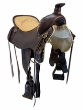 18.5Inch Used Tucker Heritage Cheyanne Trail Saddle Medium Tree 367