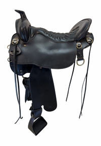 18.5Inch Used Tucker High Plains Trail Saddle Medium Tree T60