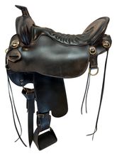 18.5Inch Used Tucker High Plains Trail Saddle Wide Tree T60