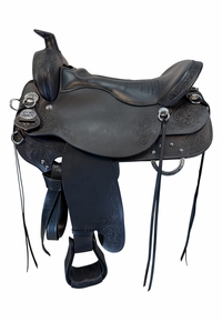 18.5Inch Used Tucker Horizon North Star Trail Saddle Wide Tree 263