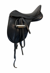18 Inch Used Bates Isabella Dressage Saddle